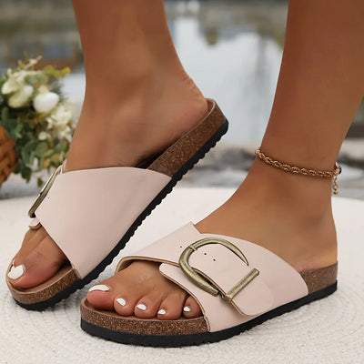 Saly - Damen sandalen Mit schnallenriemen Design