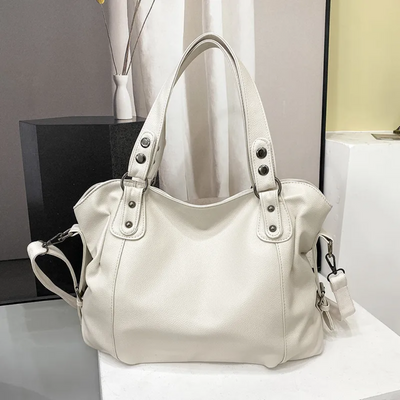 Dary - Vintage Große Leder Handtasche für Damen