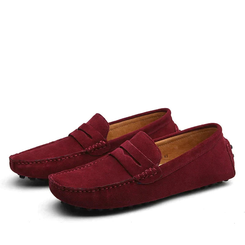 Stef - Italienische Wildleder Slipper Für Herren