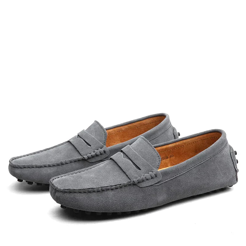 Stef - Italienische Wildleder Slipper Für Herren