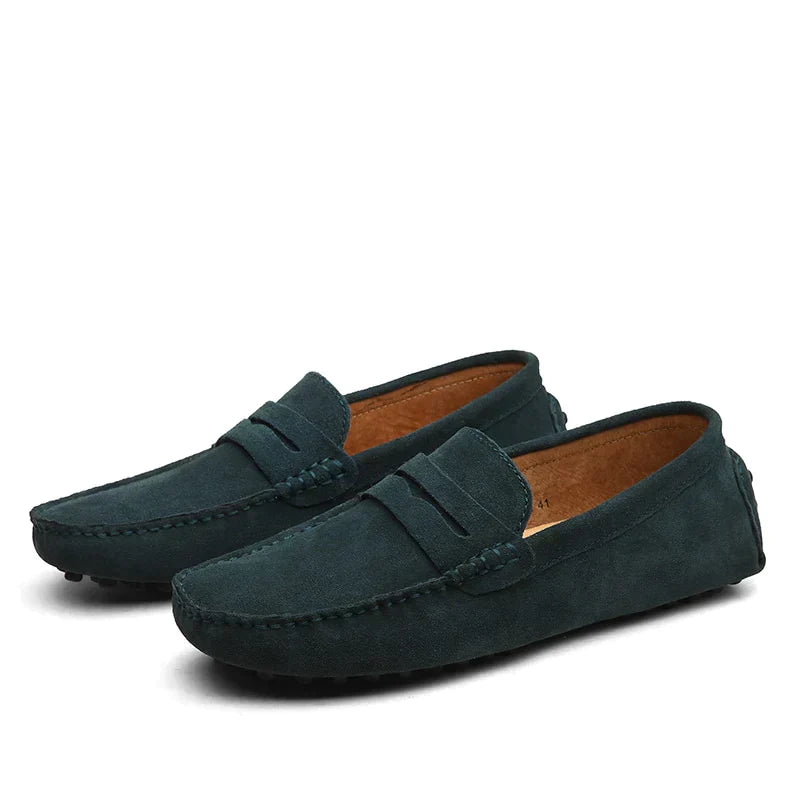 Stef - Italienische Wildleder Slipper Für Herren