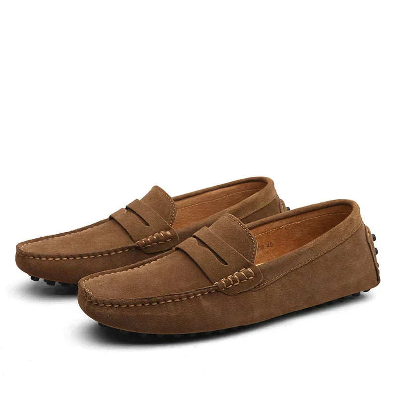 Stef - Italienische Wildleder Slipper Für Herren
