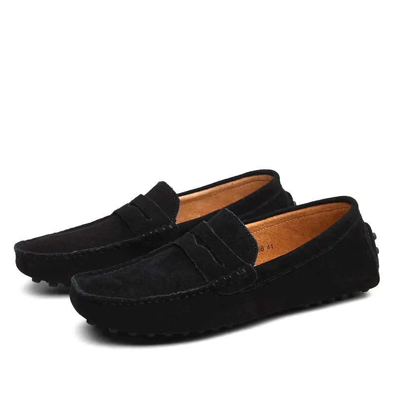 Stef - Italienische Wildleder Slipper Für Herren