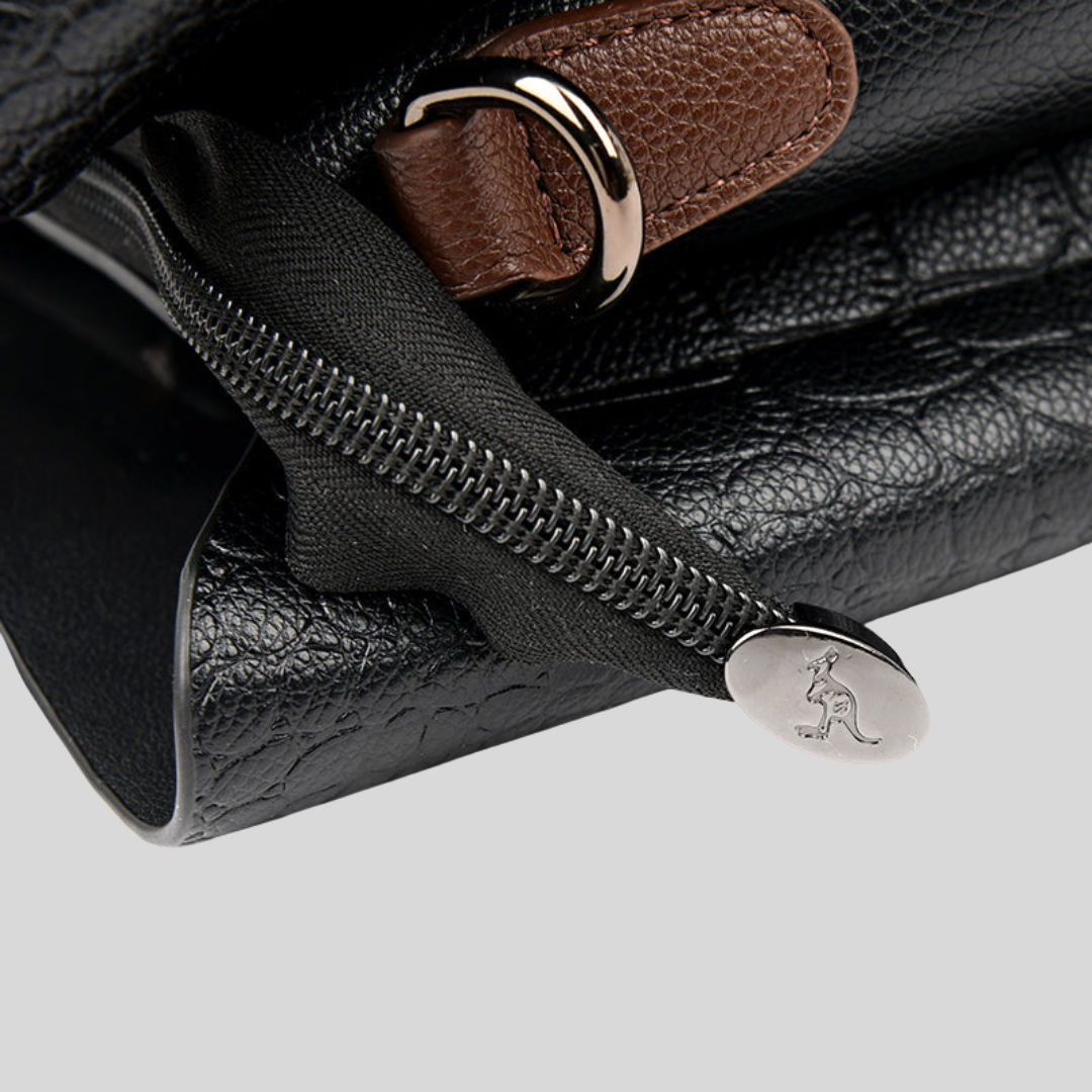 Jisy - Luxuriöse Handtasche aus Leder mit Schultergurt für Damen