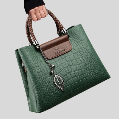 Jisy - Luxuriöse Handtasche aus Leder mit Schultergurt für Damen