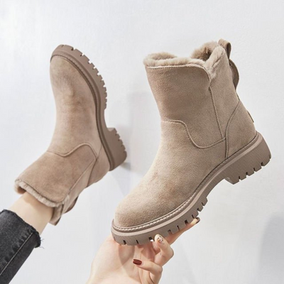 Lica -  Bequeme Rutschfester Winterstiefel mit Reißverschluss für Damen