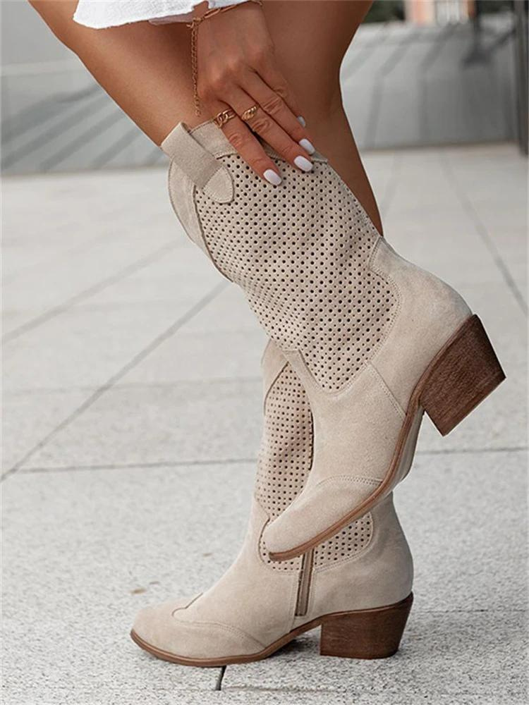 Lubi - Stilvoll Alle Jahreszeiten Stiefel mit Reißverschluss für Damen