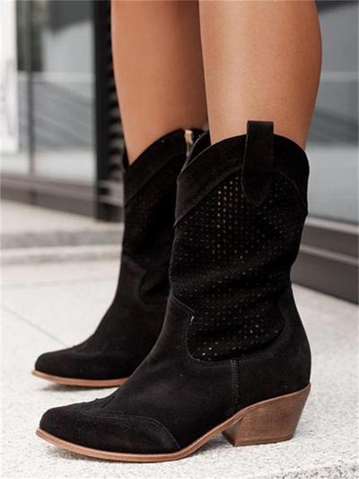 Lubi - Stilvoll Alle Jahreszeiten Stiefel mit Reißverschluss für Damen