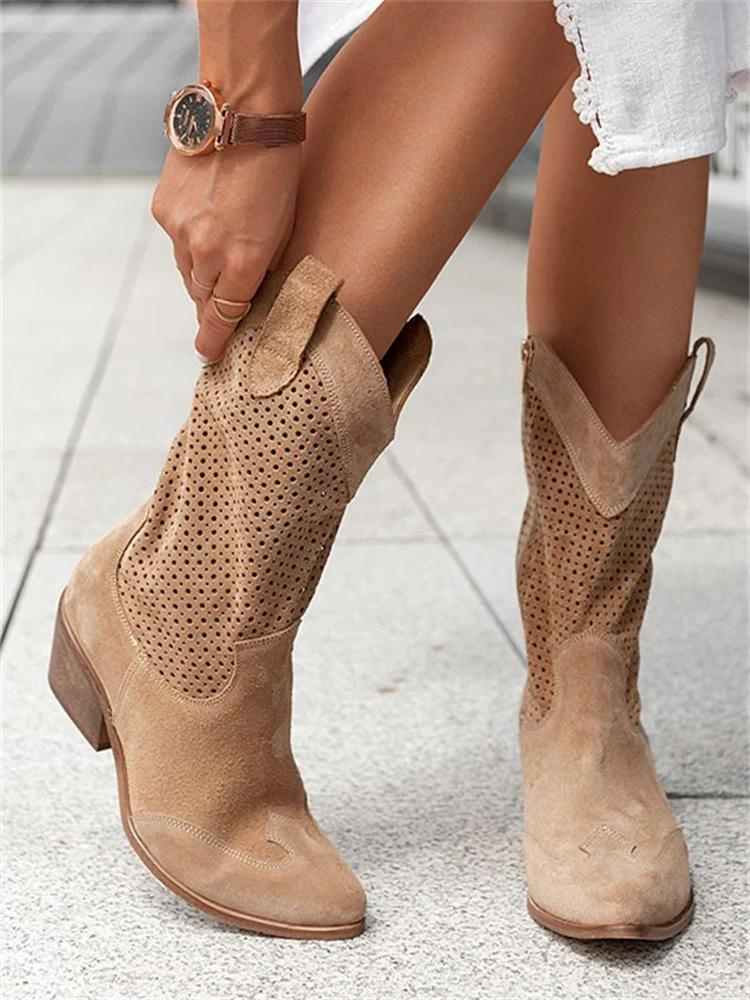 Lubi - Stilvoll Alle Jahreszeiten Stiefel mit Reißverschluss für Damen