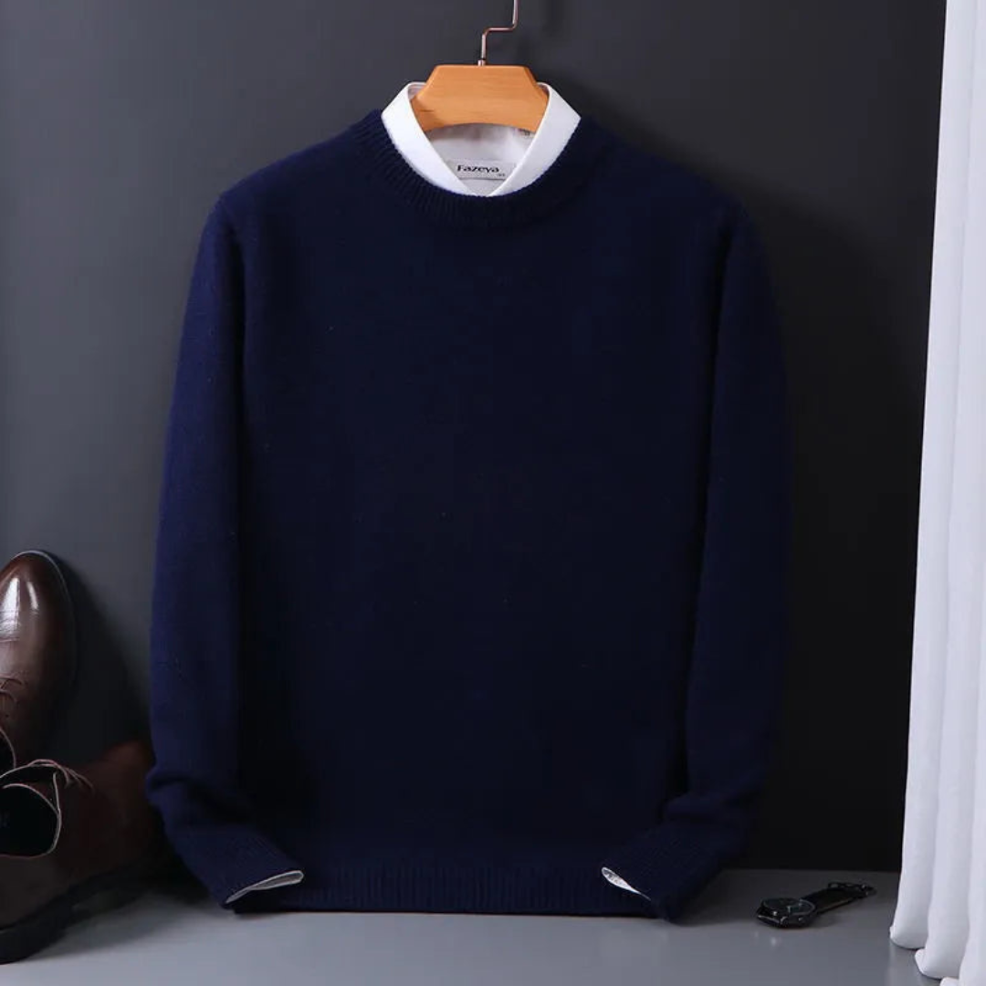 Mark - Lässiger und Luxuriöser Kaschmir pullover für Herren
