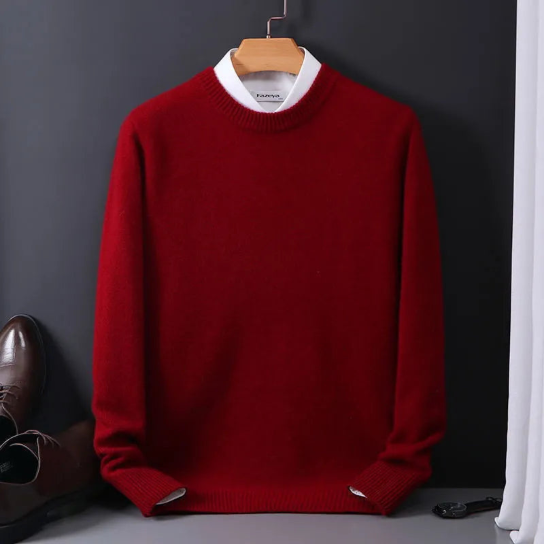 Mark - Lässiger und Luxuriöser Kaschmir pullover für Herren