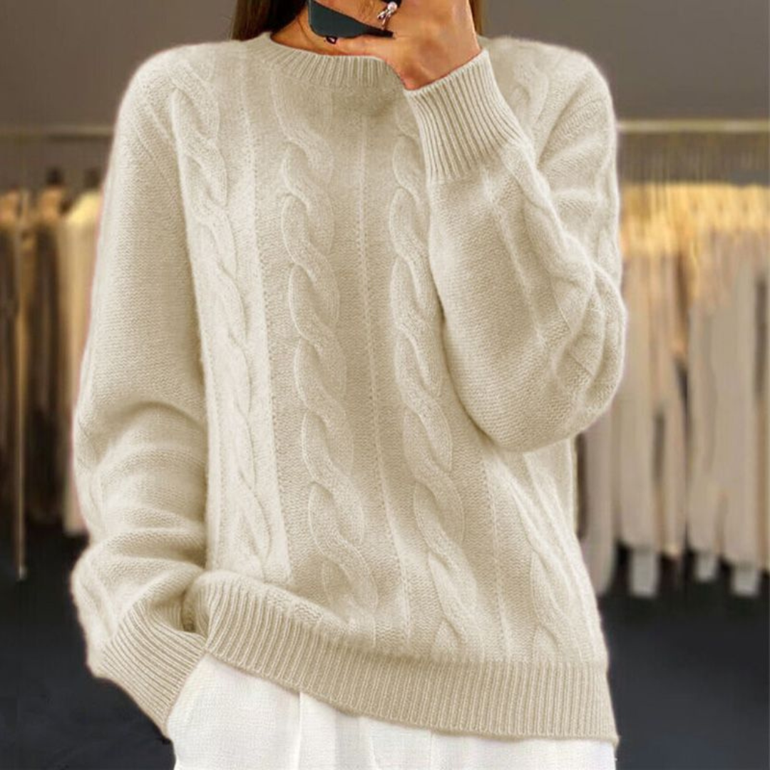 Melia – Wärme Flauschiger Strickpullover für Damen