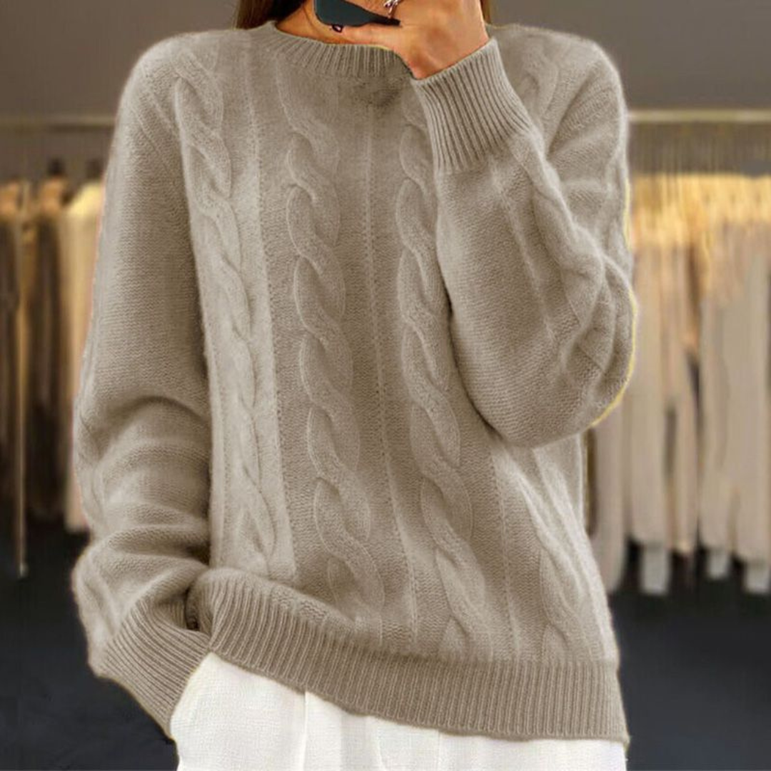 Melia – Wärme Flauschiger Strickpullover für Damen