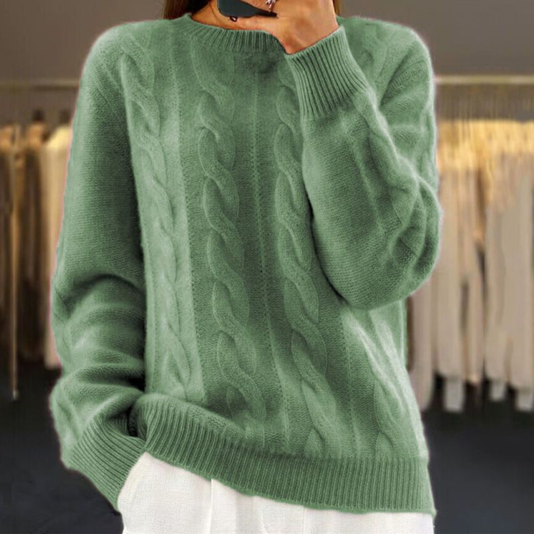 Melia – Wärme Flauschiger Strickpullover für Damen