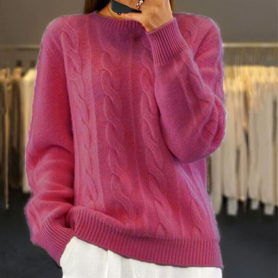 Melia – Wärme Flauschiger Strickpullover für Damen