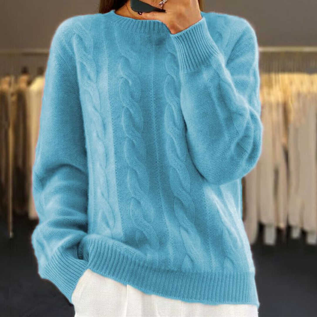 Melia – Wärme Flauschiger Strickpullover für Damen