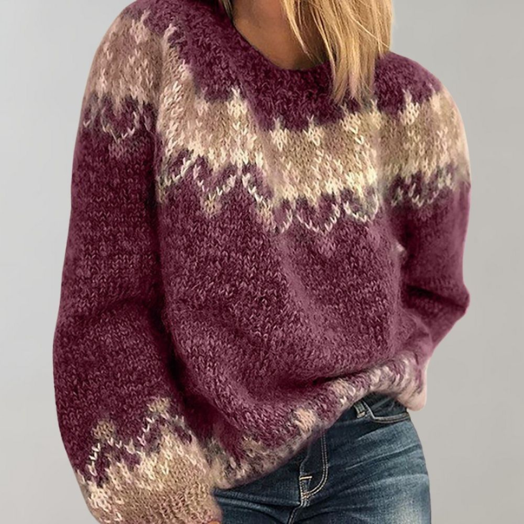 Mely - Lässiger und Warmer Grobstrick pullover für Damen