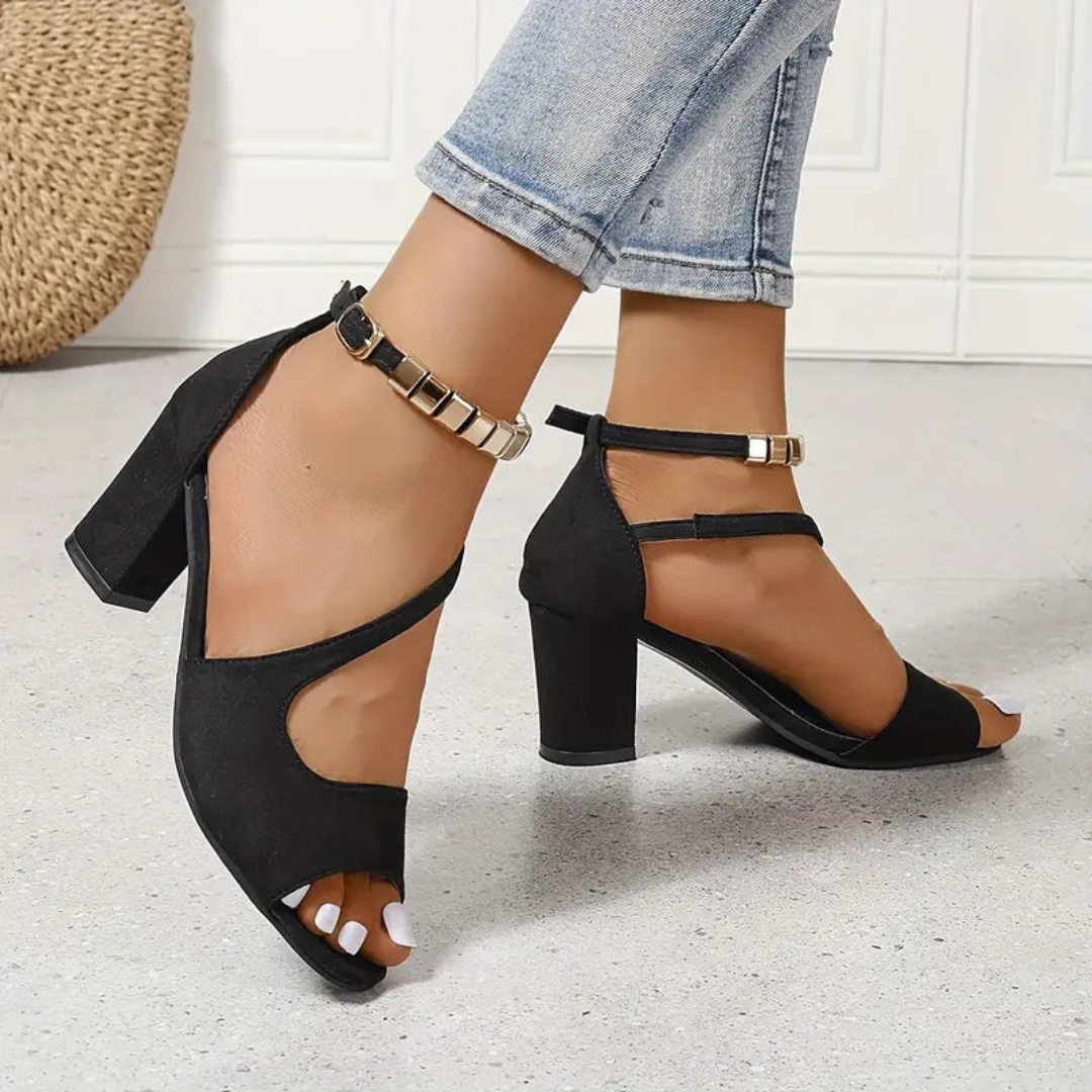 Mily - Hohem Absatz Komfort Sandalen für Damen