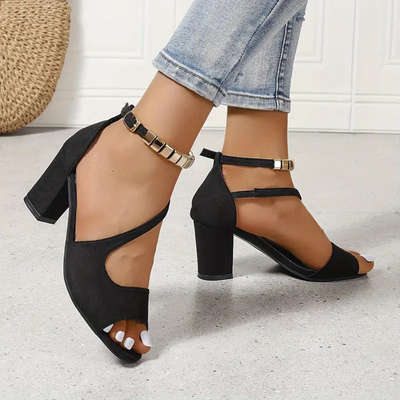 Mily - Hohem Absatz Komfort Sandalen für Damen