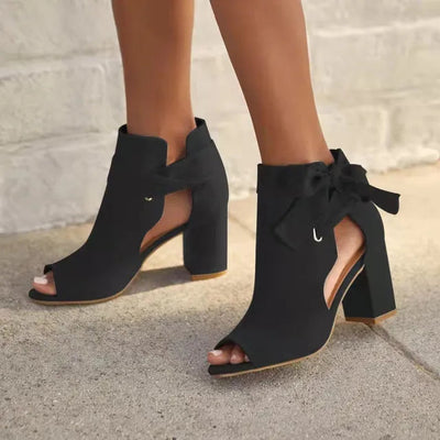 Lina - Hohem Absatz Orthopädische Schleifensandalen Fur Damen