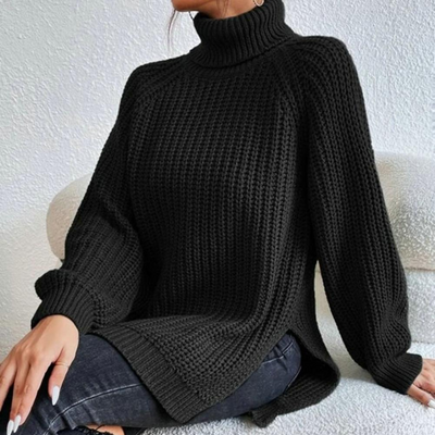 Sila - Stilvoll Langarm Rollkragenpullover für Damen