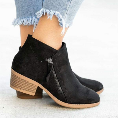 Talli - Niedrige Absätze Komfort Knöchel Stiefel für Damen