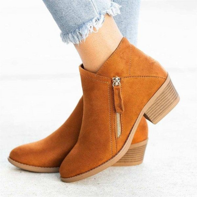 Talli - Niedrige Absätze Komfort Knöchel Stiefel für Damen